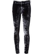 Koral Skinny Velvet Trouser - Lyst