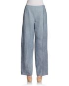 Donna Karan New York Wide Leg Pants - Lyst