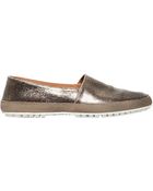 Maison Martin Margiela Metallic Leather Slip On Sneakers - Lyst
