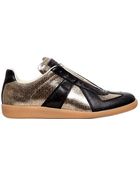 Maison Martin Margiela Metallic Leather Sneakers - Lyst