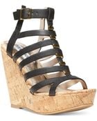 Steve Madden Indyanna Platform Wedge Sandals - Lyst
