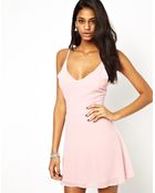 True Decadence Cami Skater Dress With Low Back - Lyst