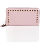 Valentino Leather Studded Wallet - Lyst