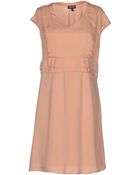 Emporio Armani Short Dress - Lyst