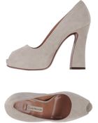 L'Autre Chose Pumps with Open Toe - Lyst