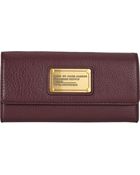 Marc By Marc Jacobs Classic Q Long Trifold Wallet - Lyst