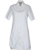 Patrizia Pepe Short Dress - Lyst