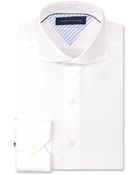 Tommy Hilfiger White Cutaway Collar Dress Shirt - Lyst