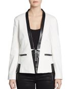 W118 By Walter Baker Nevin Trimmed Blazer - Lyst