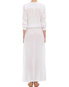 Theory Cotton Voile Beach Maxi Dress - Lyst