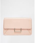 Asos Open Rectangle Clasp Clutch Bag - Lyst