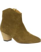 Isabel Marant Dicker Suede Ankle Boots - Lyst