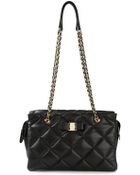 Ferragamo Quilted Shoulder Bag - Lyst
