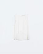 Zara Pleated Top - Lyst
