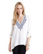 Karen Kane Barcelona Embroidered Tunic - Lyst