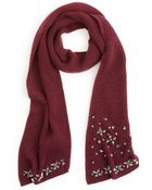 Lauren by Ralph Lauren Jeweled Scarf - Lyst
