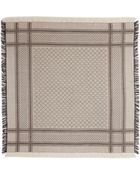 Gucci Shimmer Gg Pattern Shawl - Lyst