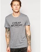 Cheap Monday Bruce T-shirt - Lyst