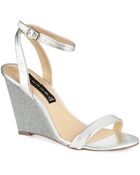 Steven By Steve Madden Carolee Leather Wedge Sandals - Lyst