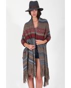 Goddis Kita Jacquard Sweater With Fringe - Lyst