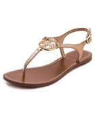 Tory Burch Violet Thong Sandals - Platinum - Lyst