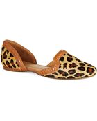 Jack Rogers Contessa Leopard Flats - Lyst