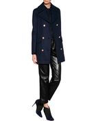 Valentino Wool-Angora Felt Coat - Lyst