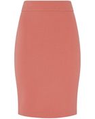 Armani Collezioni Wool Crepe Pencil Skirt - Lyst