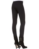 Oscar de la Renta Skinny Wool-Blend Pants - Lyst