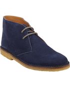 Barneys New York Suede Desert Chukka Boots - Lyst