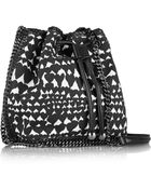 Stella McCartney Printed Canvas Shoulder Bag - Lyst