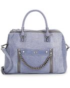 Ash Zowie Textured Leather Satchel - Lyst