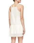 Pam & Gela Openwork Drop-Waist Cotton Dress - Lyst