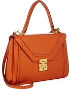 Mark Cross Braided-Trim Small Scottie Satchel - Lyst