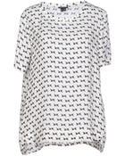 Theory Blouse - Lyst