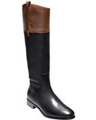 Cole Haan Brennan Leather Riding Boots - Lyst