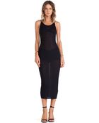 T By Alexander Wang Long Dress - Lyst