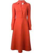 Valentino A-Line Shirt Dress - Lyst