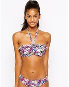 Freya Summer Underwired Banded Halter Bikini Top D-j - Lyst