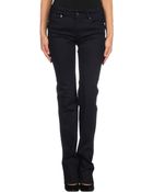 See By Chloé Denim Trousers - Lyst