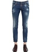 DSquared² 17.5Cm Clement Fit Washed Denim Jeans - Lyst