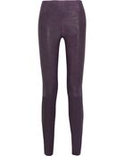 MiH Jeans Leather Skinny Pants - Lyst