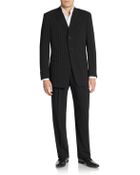 Armani Regular-fit Pinstriped Wool Suit - Lyst