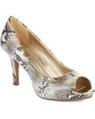 Bandolino Supermodel Peep Toe Pumps - Lyst