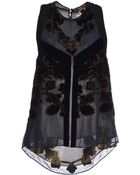 Roberto Cavalli Top - Lyst