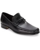 Bruno Magli Leather Moccassin Loafers - Lyst