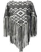 Emilio Pucci Fringed Poncho - Lyst