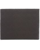 Ferragamo Dark Grey Leather Logo Embossed Bi-Fold Wallet - Lyst