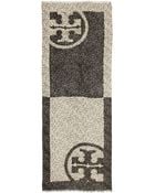 Tory Burch Dotted Pony Logo Scarf - Lyst