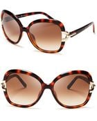 Chloé Brunelle Square Oversized Sunglasses - Lyst